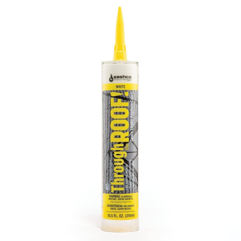 sashco Through The Roof! White 10.5 oz (Pack of 1) - Image 1